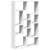 vidaXL Bookcase White Engineered wood 28.3 x 7.9 x 47.2 in Bookcase