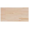 vidaXL Table Top Natural Wood Solid Pine Wood 39.4 x 23.6 in