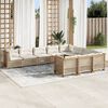 vidaXL Garden Sofa Set Beige