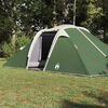 vidaXL Tunnel tent with Roof Green 200.79 x 94.49 x 61.42 in Taffeta