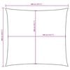 vidaXL Sunshade Sail Oxford Fabric Square 13.1x13.1' Taupe