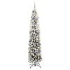 vidaXL Artificial Christmas Tree with 300 LEDs Green 70.87 in