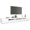 vidaXL TV Cabinet High gloss white Engineered wood Large TV Cabinet
