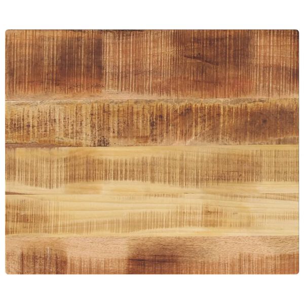 vidaXL Table Top 23.6"x19.7"x1" Rectangular Solid Wood Rough Mango