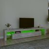 vidaXL TV Cabinet Concrete Grey Engineered Wood Large TV Cabinet