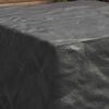 vidaXL Furniture Cover Plain Black 70.87 x 74.80 x 33.46 in 210D