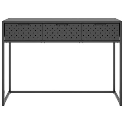 vidaXL Console Table Anthracite 41.7"x13.8"x29.5" Steel