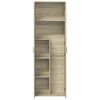 vidaXL Highboard Sonoma Oak Engineered Wood Standard Highboard