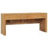 vidaXL TV Cabinet Natural Teak Solid Teak Wood Medium TV Cabinet