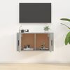 vidaXL Wall Mounted TV Cabinet Concrete Grey Engineered Wood Standard