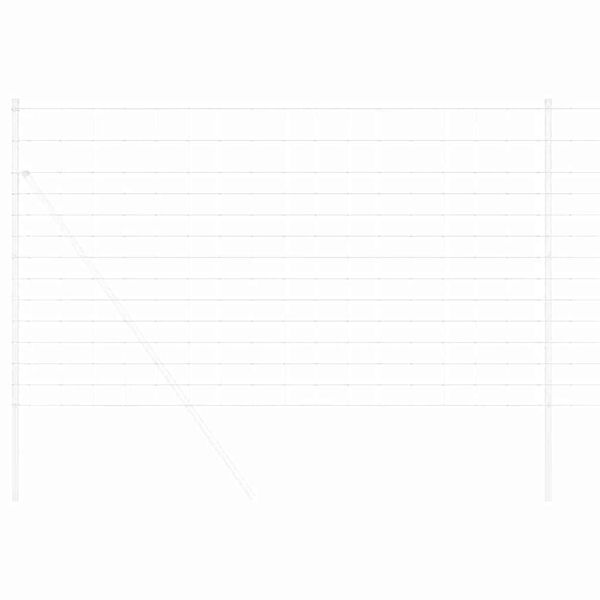 vidaXL Field Fence Silver 4.6 x 82.0 ft Galvanized steel