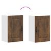 vidaXL Kitchen Wall Cabinet Smoked oak Engineered wood Medium