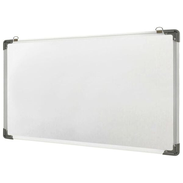 vidaXL Magnetic Whiteboard White 43.3x23.6" Steel