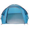 vidaXL Camping Tent with Roof Blue 308 x 268 x 130 cm Polyester