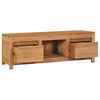 vidaXL TV Cabinet Teak Solid teak wood 39.4 x 11.8 x 13.8 in