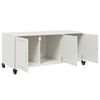 vidaXL TV Cabinet White Cold-rolled Steel Medium TV Cabinet