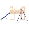 vidaXL Outdoor Playset Pine Solid Pine Wood, Polypropylene Large