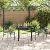 vidaXL Garden Dining Set 5 pcs Brown poly rattan