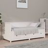 vidaXL Day Bed White Solid pine wood 39.4 x 78.7 in