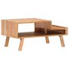 vidaXL Coffee Table Natural wood Solid acacia wood 39.4 x 19.7 x 17.7 in