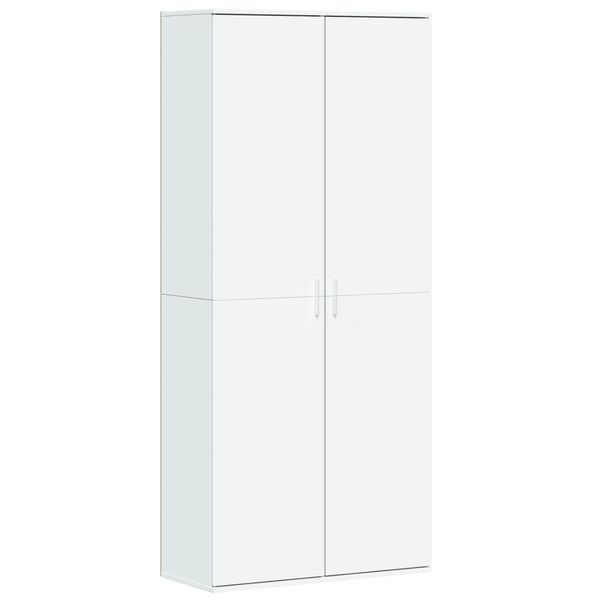 vidaXL Highboard White 31.5"x13.8"x70.9" Engineered Wood
