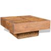 vidaXL Coffee Table Brown Solid mango wood Small Durable Coffee Table