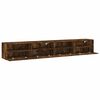vidaXL TV Wall Cabinet Set of 2 Smoked Oak Engineered Wood