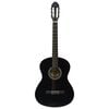 vidaXL Classical Guitar for Beginner with Bag Black 4/4 39"