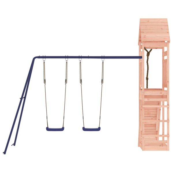 vidaXL Outdoor Playset Natural wood Solid Douglas wood Large Durable
