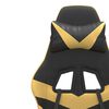 vidaXL Gaming Chair Black and Gold