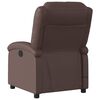 vidaXL Massage Recliner Chair Brown
