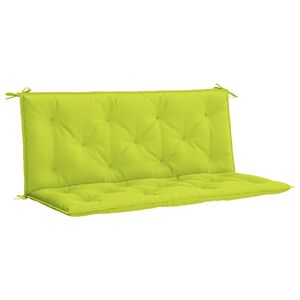 vidaXL Garden Bench Cushion Set of 2 Bright Green