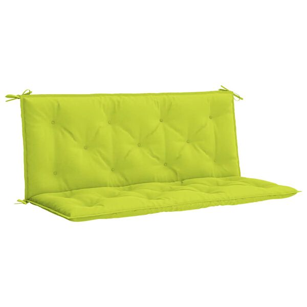 vidaXL Garden Bench Cushion Set of 2 Bright Green