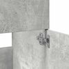 vidaXL Bathroom Cabinet With Mirror Concrete grey Engineered wood Medium
