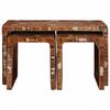 vidaXL Nesting Tables Brown Solid Mango Wood