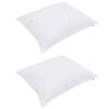 vidaXL Pillow with Pillow 2 pcs White 19.69 x 27.56 in Cotton