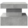 vidaXL Coffee Table Concrete grey Engineered wood Low Coffee Table