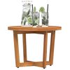 vidaXL Patio Side Table Round &Oslash;21.7x15.7" Solid Wood Acacia