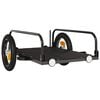 vidaXL Bike Trailer Black 48.0x20.9x12.2" Iron