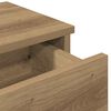 vidaXL Wall Shelf Artisan Oak Engineered Wood 23.6 in x 9.8 in x 5.9 in