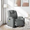 vidaXL Electric Massage Recliner Chair Dark Gray