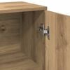 vidaXL Sideboard Artisan Oak 34.6x11.8x25.2" Engineered Wood