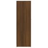 vidaXL Bathroom Cabinet Brown Oak Engineered Wood Bathroom Cabinet