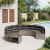 vidaXL Patio Sofa Grey