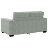 vidaXL 2-seater Sofa Light grey Velvet, metal, plywood, solid wood