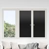 vidaXL Window Film Black PVC 23.6x787.4 in Decorative Inlays