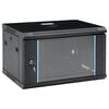 vidaXL 6U Wall Mounted Network Cabinet 19" IP20 23.6"x17.7"x13.8"