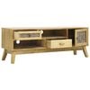 vidaXL TV Cabinet Brown MDF, Pine wood Medium Brown TV Cabinet