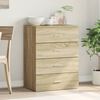 vidaXL Sideboard Sonoma oak Engineered wood Medium Sideboard