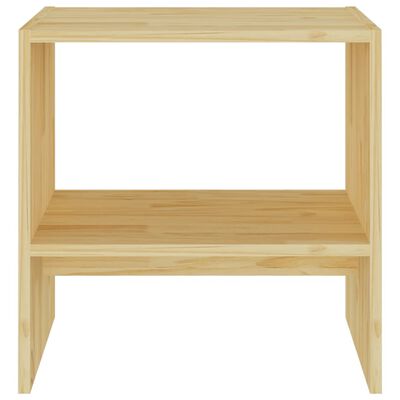 vidaXL Bedside Cabinet 15.7"x11.8"x15.7" Solid Pinewood